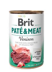 Brit Pate & Meat dziczyzna adult 800 g × 12