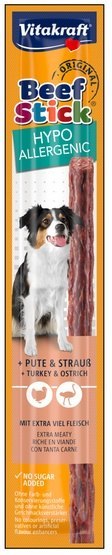 Vitakraft Beef-Stick indyk, struś 12 g
