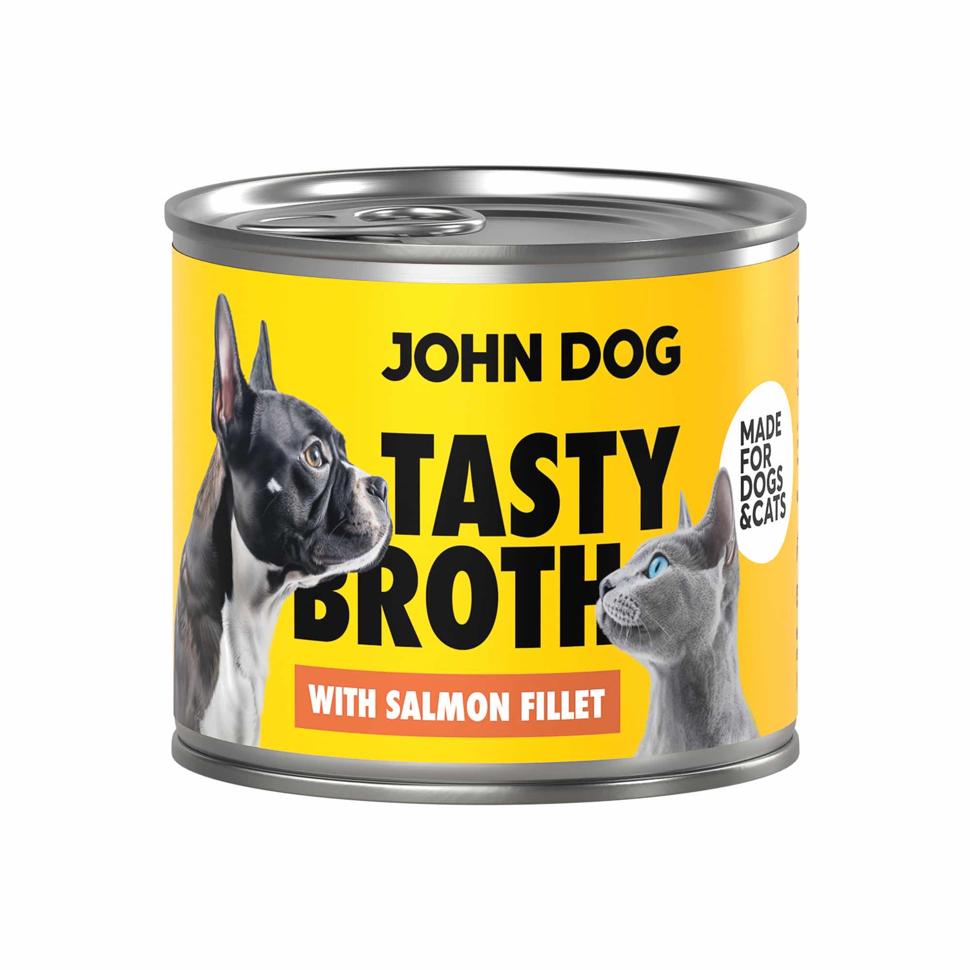John Dog Tasty Broth łosoś adult 140 g