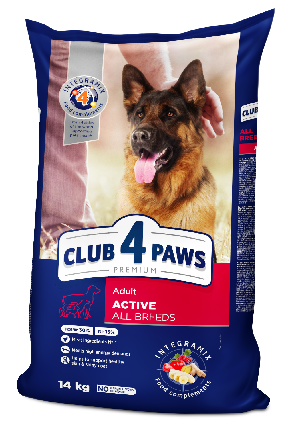 Club 4 Paws Premium Active kurczak adult 14 kg