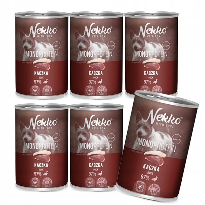 Nekko Mono kaczka adult 400 g × 6