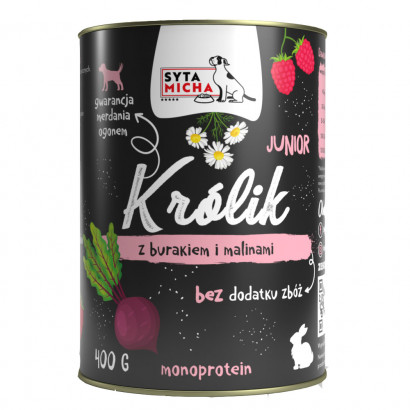 Syta Micha królik puppy 400 g