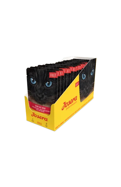 Josera Filet kurczak, wołowina w bulionie adult 70 g × 16