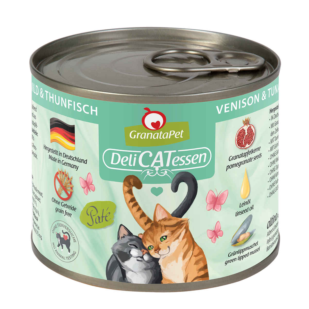 GranataPet DeliCATessen dziczyzna, tuńczyk pasztet adult 200 g