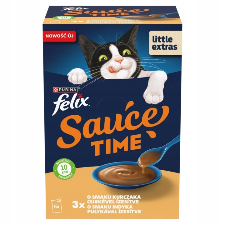 Purina Felix Sauce Time mix smaków w sosie 40 g × 6