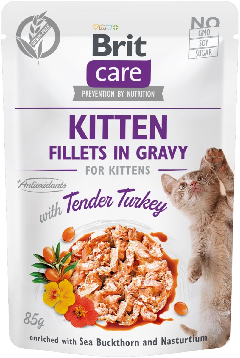 Brit Care indyk w sosie kitten 85 g