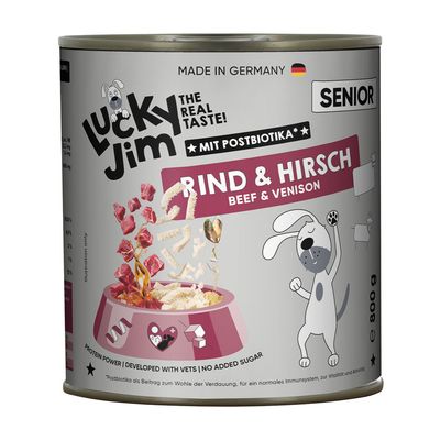 Lucky Jim wołowina, dziczyzna senior 800 g × 24