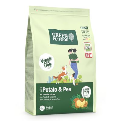 Green Petfood ziemniaki, groszek adult 3 kg