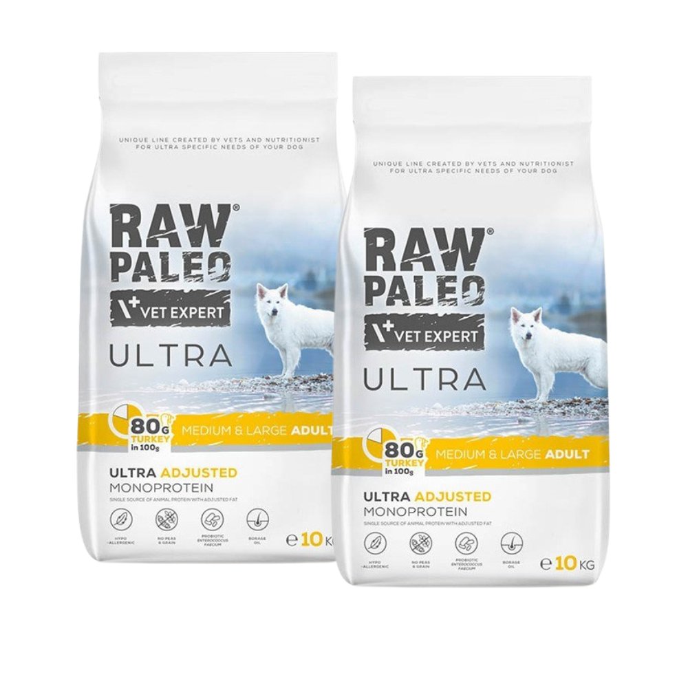 VetExpert Raw Paleo Ultra indyk adult średnie rasy, duże rasy 2 kg × 2