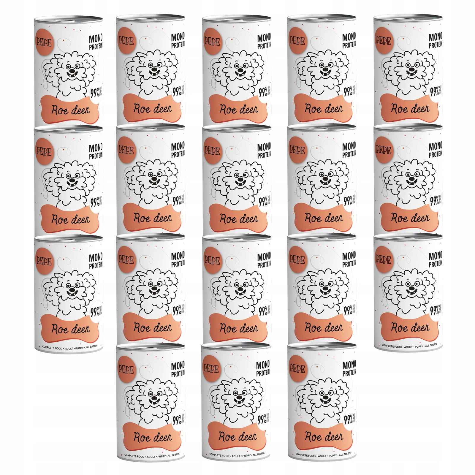 Paka Zwierzaka Pepe sarna 400 g × 18