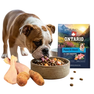 Ontario Monoprotein indyk z batatem puppy 2,25 kg