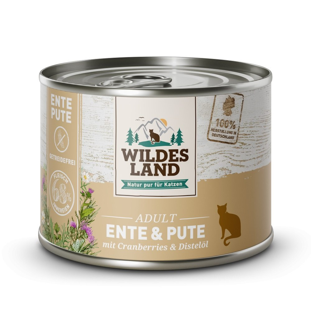 Wildes Land Classic indyk, kaczka z żurawiną adult 200 g
