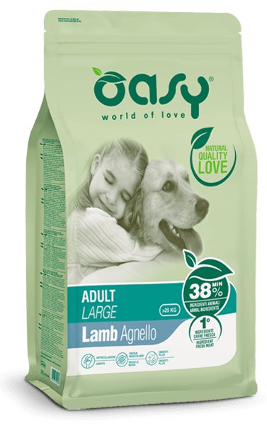 Oasy Lifestage jagnięcina adult duże rasy 3 kg