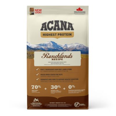 Acana Highest Protein jagnięcina, wieprzowina, wołowina 11,4 kg
