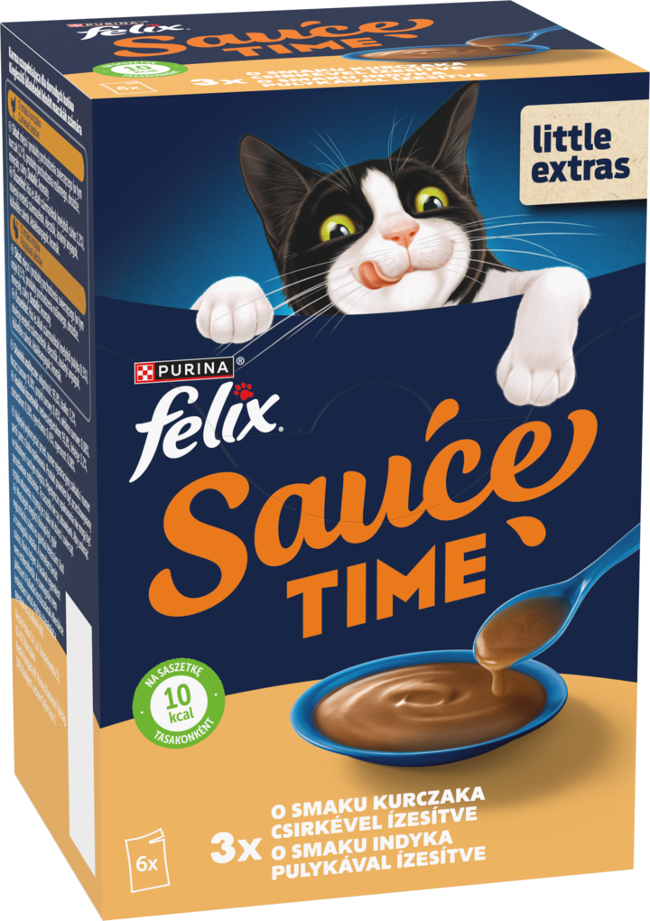 Purina Felix Sauce Time mix smaków w sosie 40 g × 6