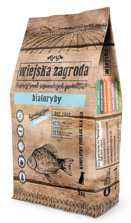 Wiejska Zagroda białoryby średnie rasy 9 kg