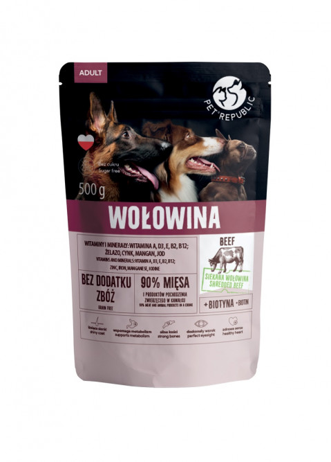 Pet Republic wołowina 500 g