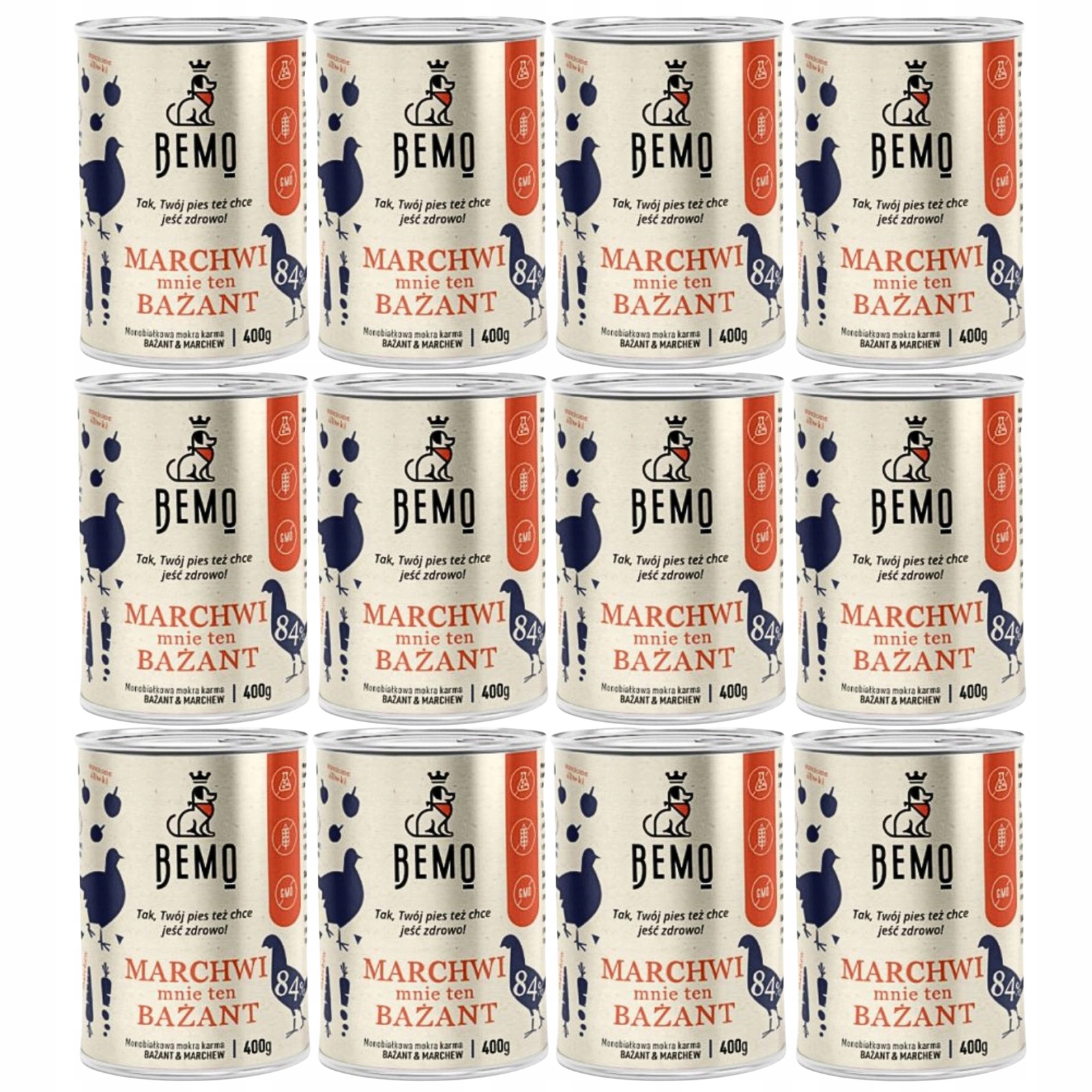 Bemo bażant adult średnie rasy 400 g × 12