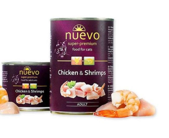 Nuevo krewetki, kurczak adult 400 g