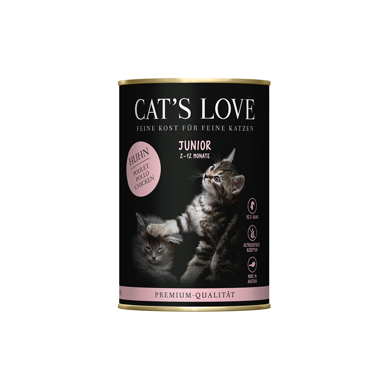 CAT'S LOVE kurczak w bulionie kitten 400 g × 6