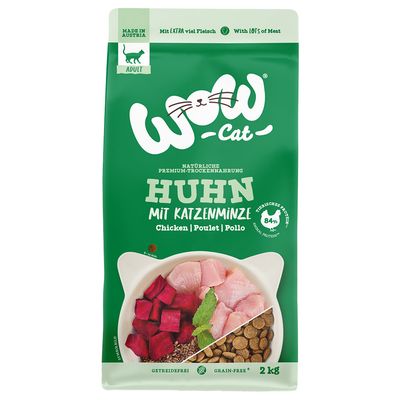 WOW Cat kurczak adult 2 kg