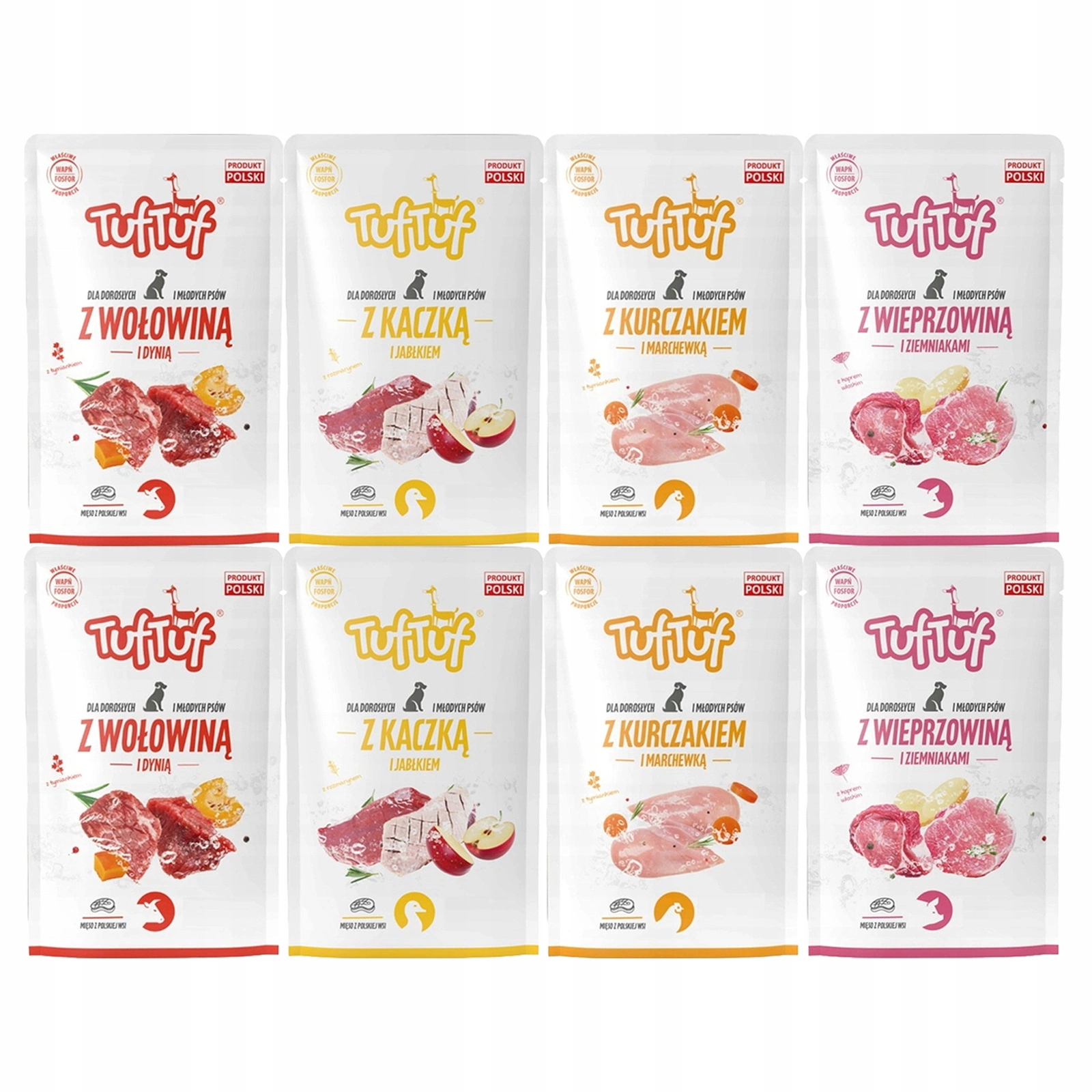 Tuf Tuf mix smaków adult 300 g × 8