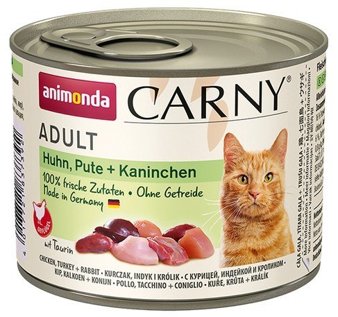 Animonda Carny kurczak, indyk, królik adult 200 g