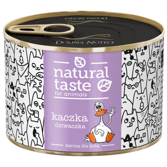 Natural Taste kaczka pasztet adult 185 g