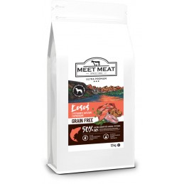 Meet Meat Grain Free pstrąg, łosoś 12 kg