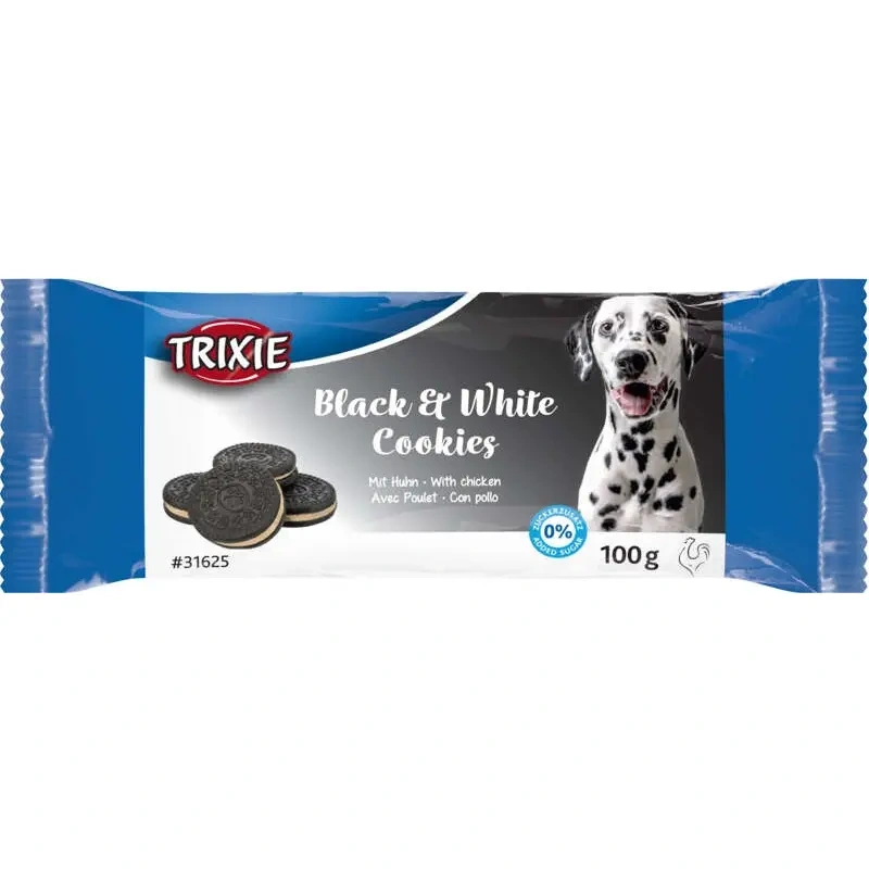 Trixie Black&White Cookies kurczak adult 25 g × 4