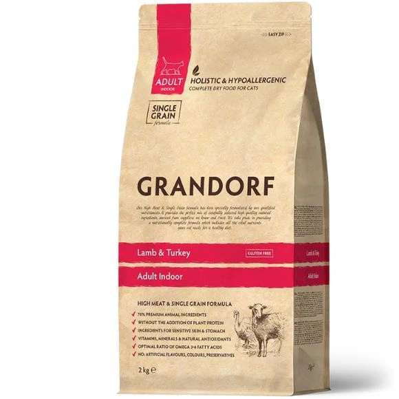 Grandorf indyk, jagnięcina adult 2 kg