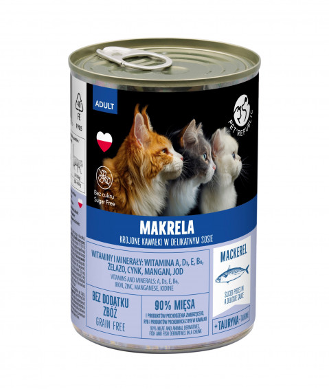 PetRepublic makrela w sosie adult 400 g
