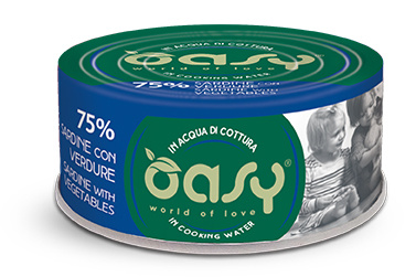 Oasy More Love Digestive Sensitive sardynka z warzywami w bulionie adult 70 g