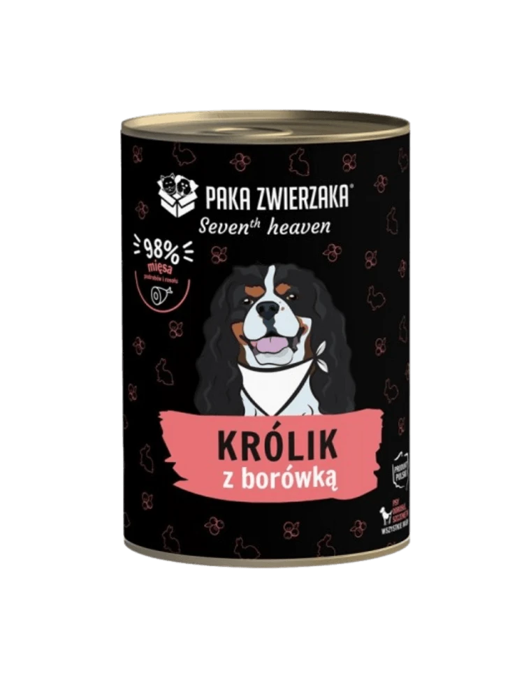 Paka Zwierzaka Seventh Heaven królik z borówką 400 g