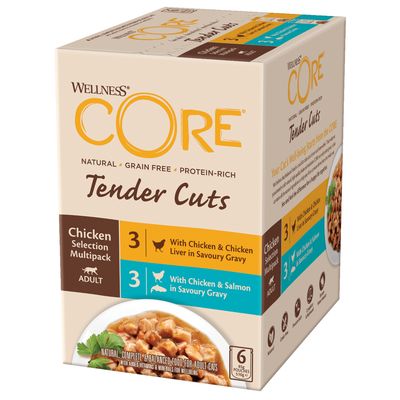 Wellness CORE kurczak w bulionie adult 85 g × 12