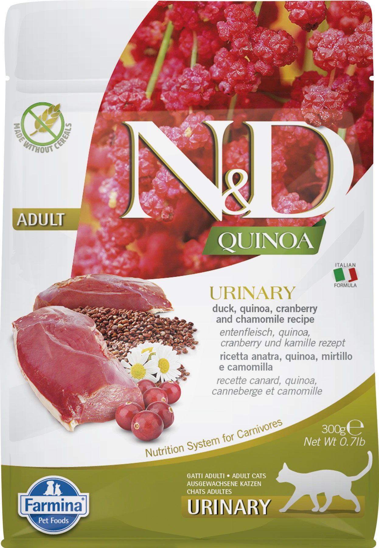 Farmina N&D Quinoa Urinary kaczka z komosą ryżową adult 300 g