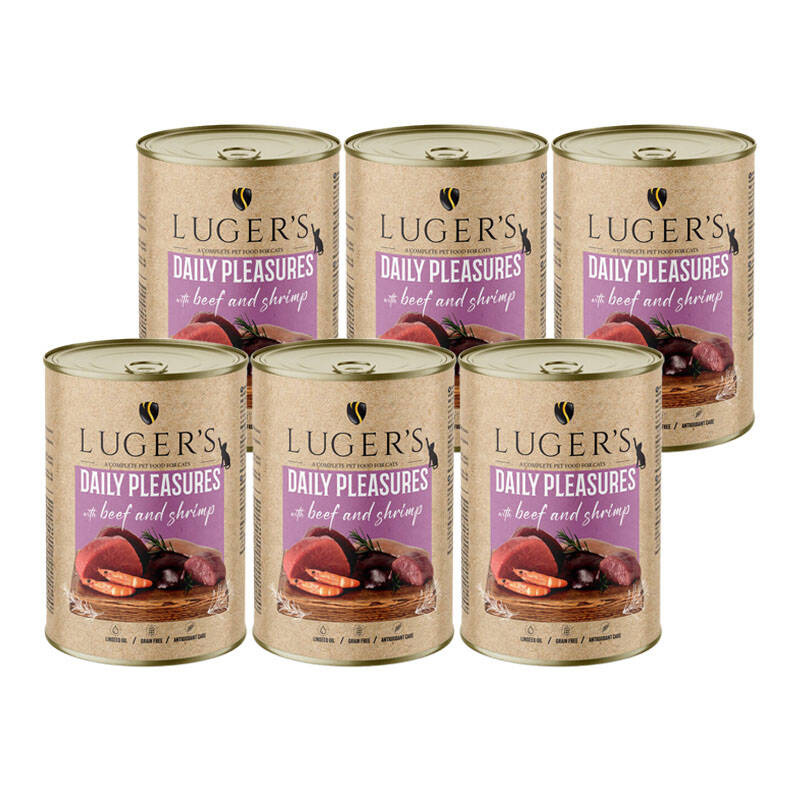 Luger's Daily Pleasures krewetki, wołowina 400 g × 6