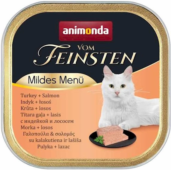 Animonda Vom Feinsten Skin & Coat indyk, łosoś pasztet adult 100 g