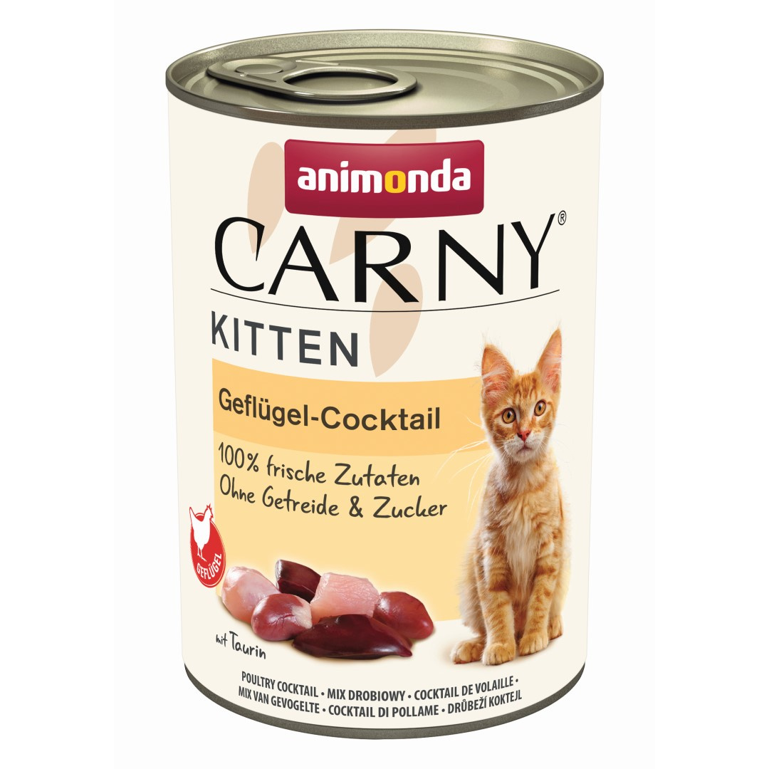 Animonda Carny drób pasztet kitten 400 g
