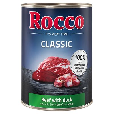Rocco Classic kaczka, wołowina adult 400 g × 6