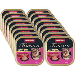 Animonda Vom Feinsten drób, dziczyzna junior małe rasy 100 g × 16