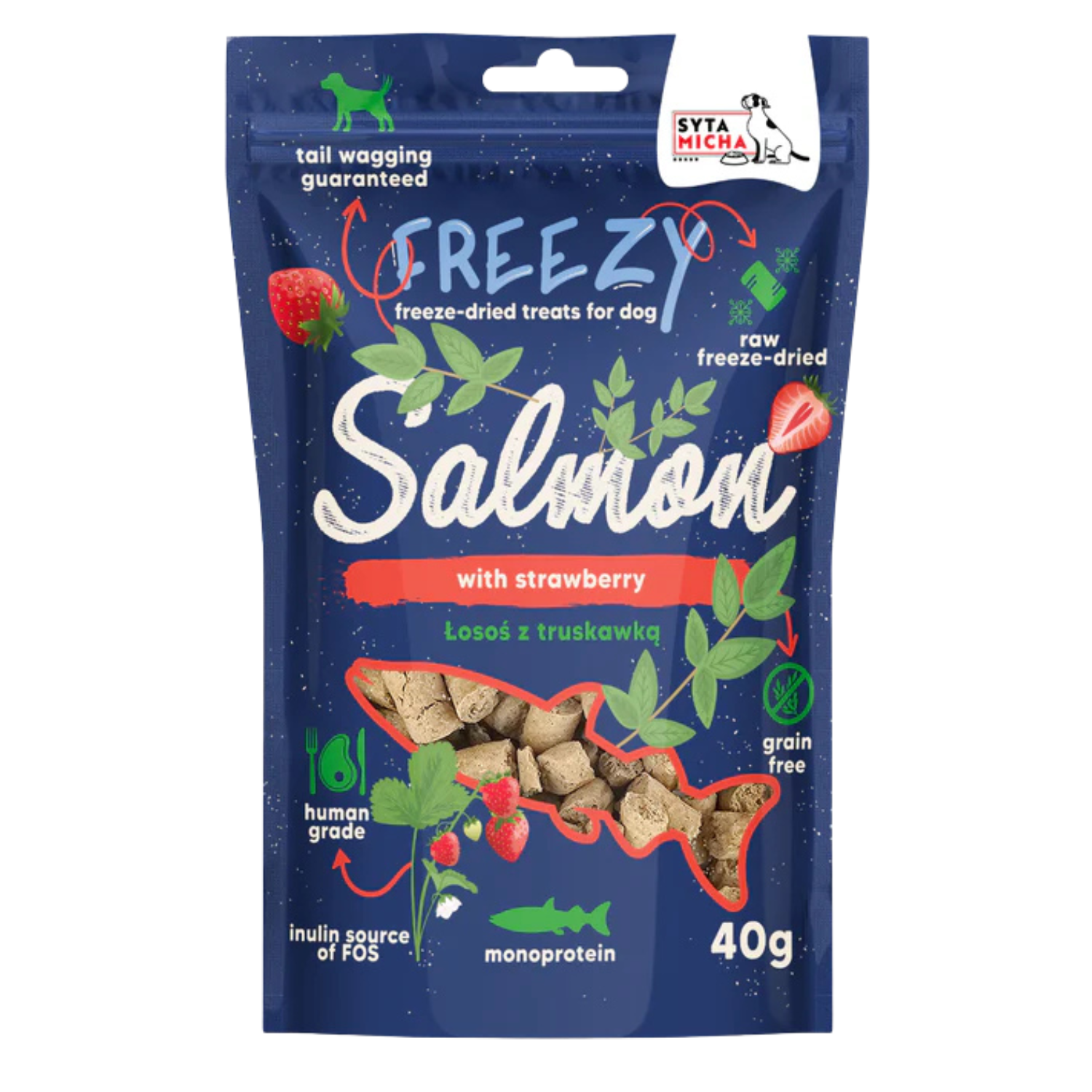 Syta Micha Freezy łosoś 40 g