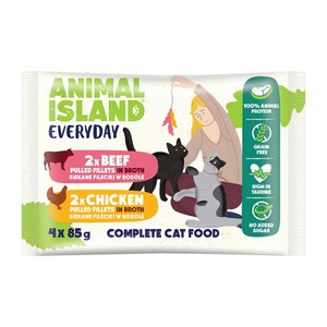 Animal Island Everyday mix smaków w bulionie 85 g × 4