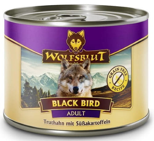 Wolfsblut Black Bird indyk adult 200 g × 6
