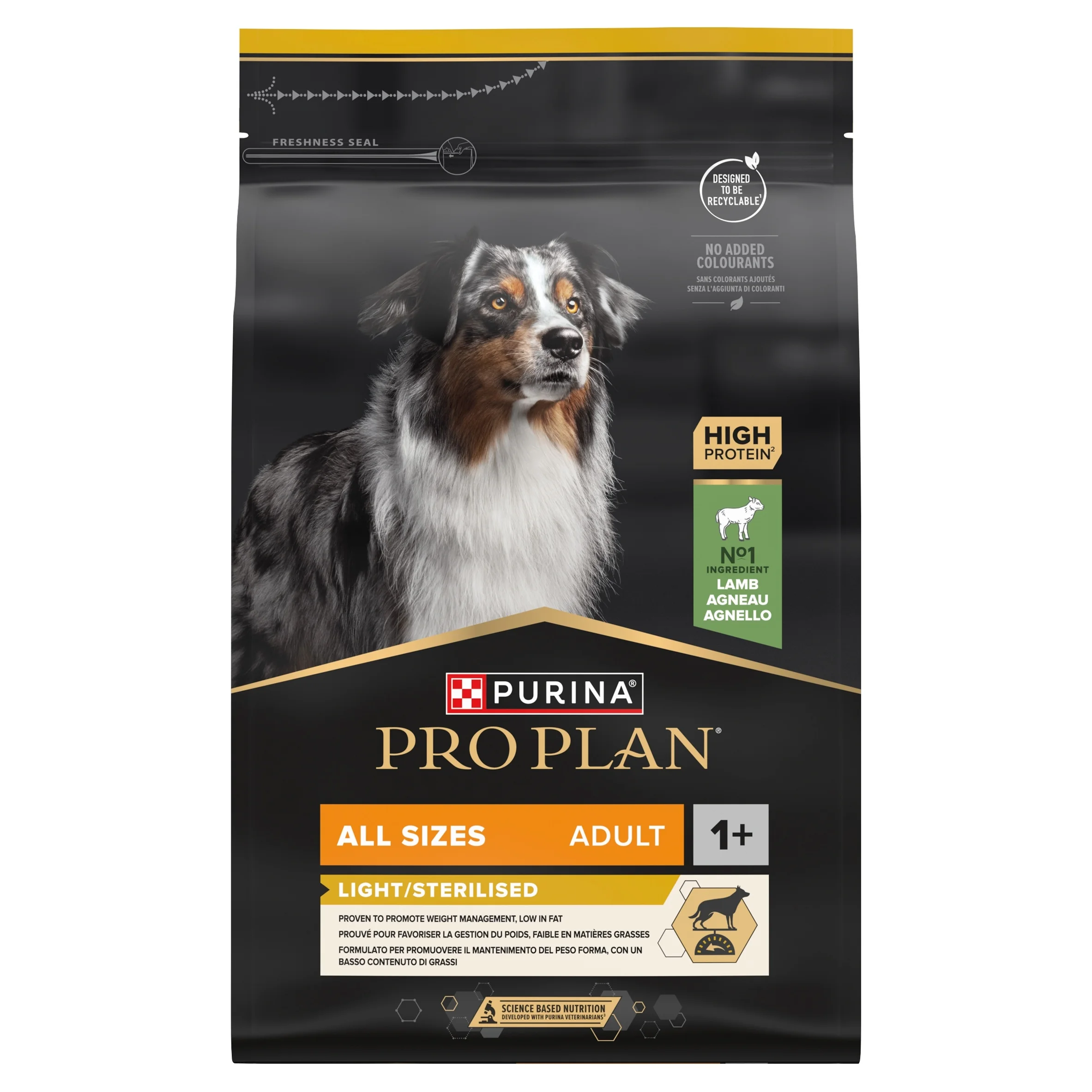 Purina Pro Plan Light Sterilised jagnięcina adult 3 kg