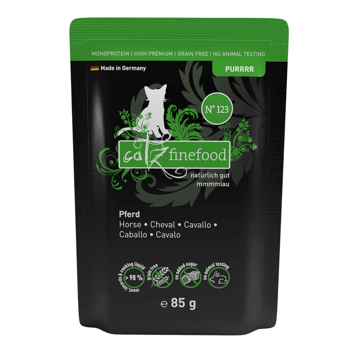 Catz Finefood Purrrr konina kawałki adult 85 g