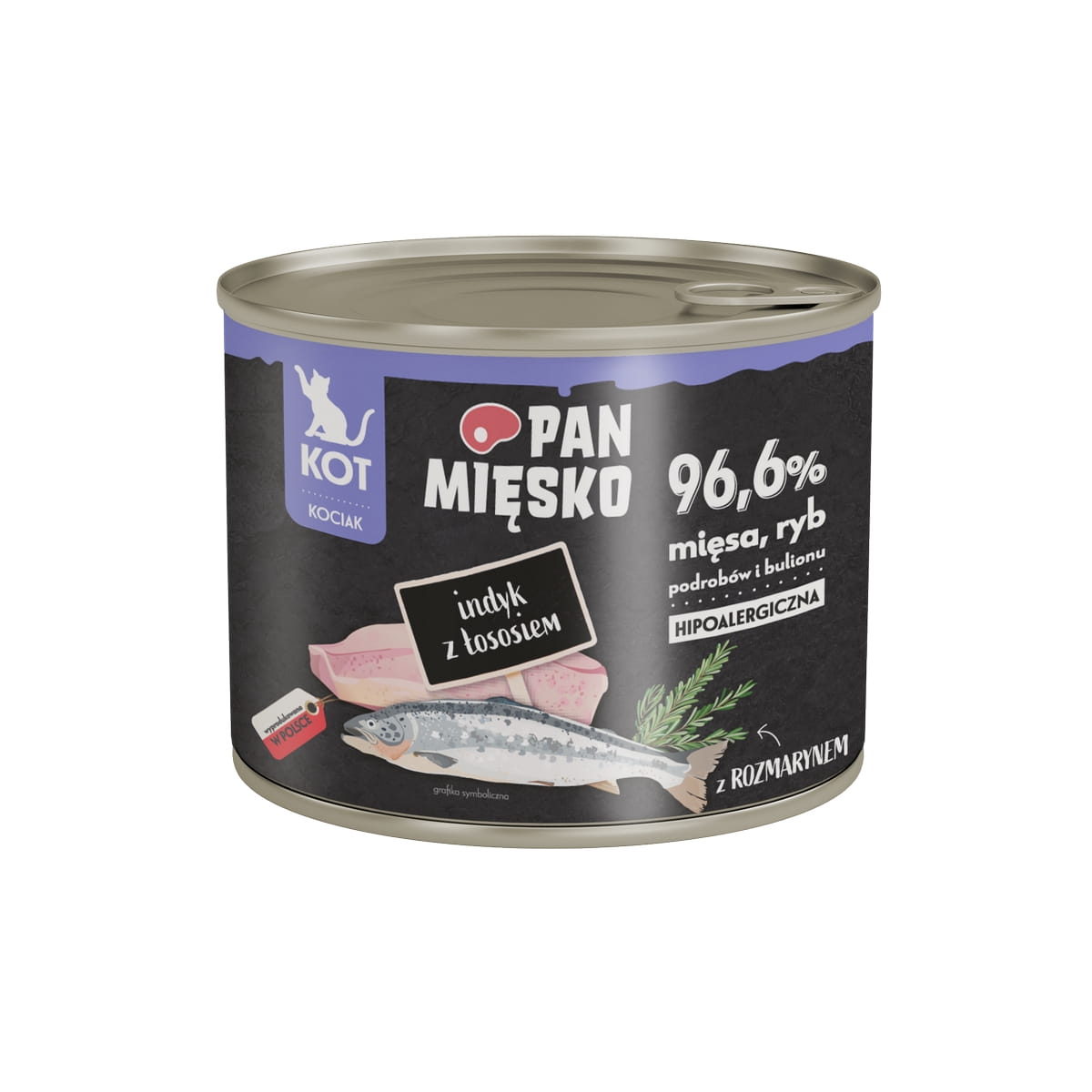 Pan Mięsko indyk, łosoś pasztet kitten 200 g