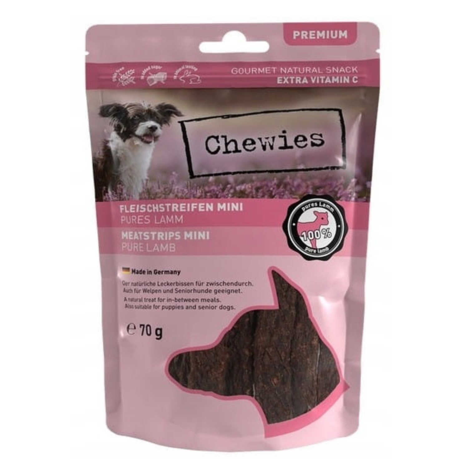 Chewies Meat Strips jagnięcina małe rasy 70 g