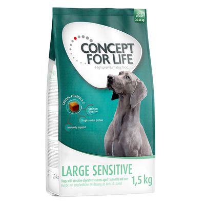 Concept for Life Large Sensitive jagnięcina duże rasy 1.5 kg × 4