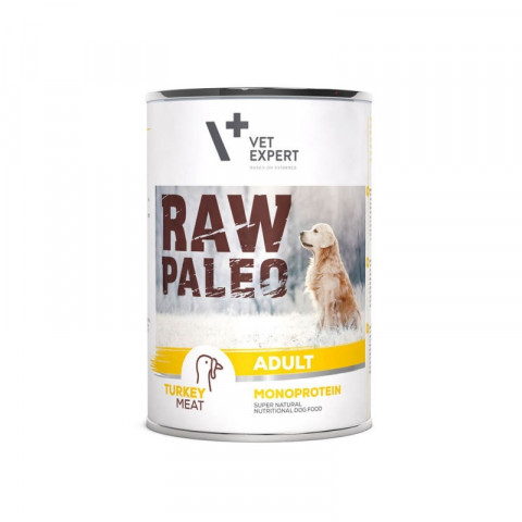 VetExpert Raw Paleo indyk adult 400 g